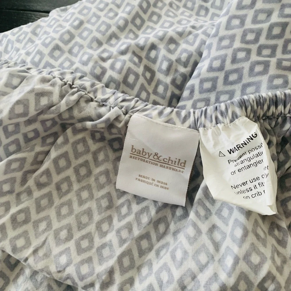 RH BABY & child crib sheet & pillowcase NEW